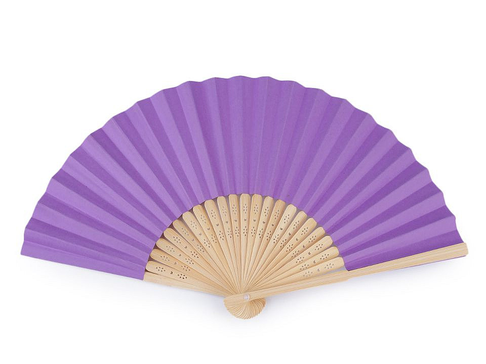 Evantai decorabil, 21x36 cm - Alb (1 Bucată) Evantai decorabil, 21x36 cm - Alb (1 Bucată)