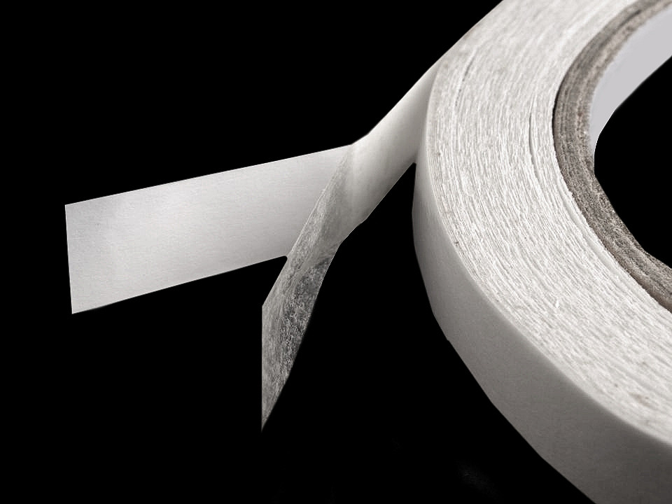 Bandă dublu adezivă lățime 8 mm, 10 mm, 12 mm - Transparent (100 Bucăți)