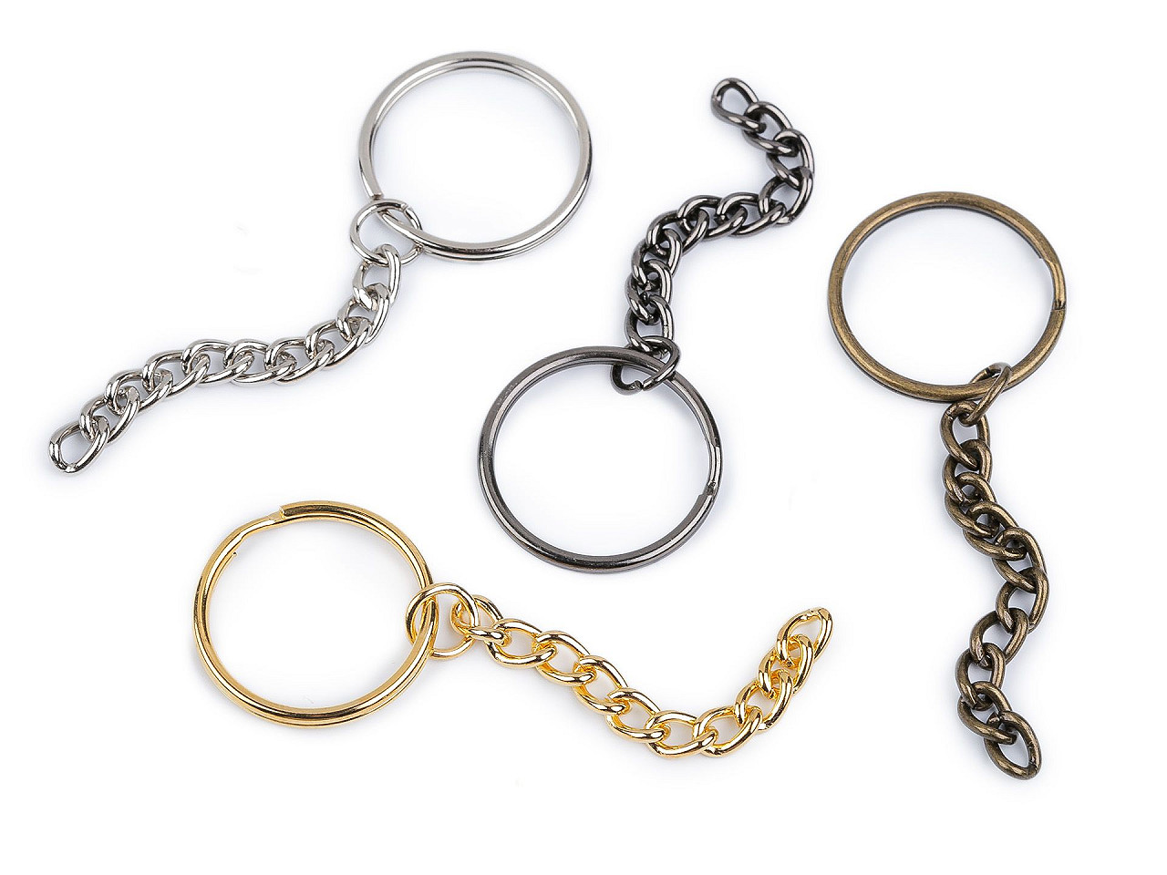 Bază breloc, ø25 - Auriu (100 Bucăți)