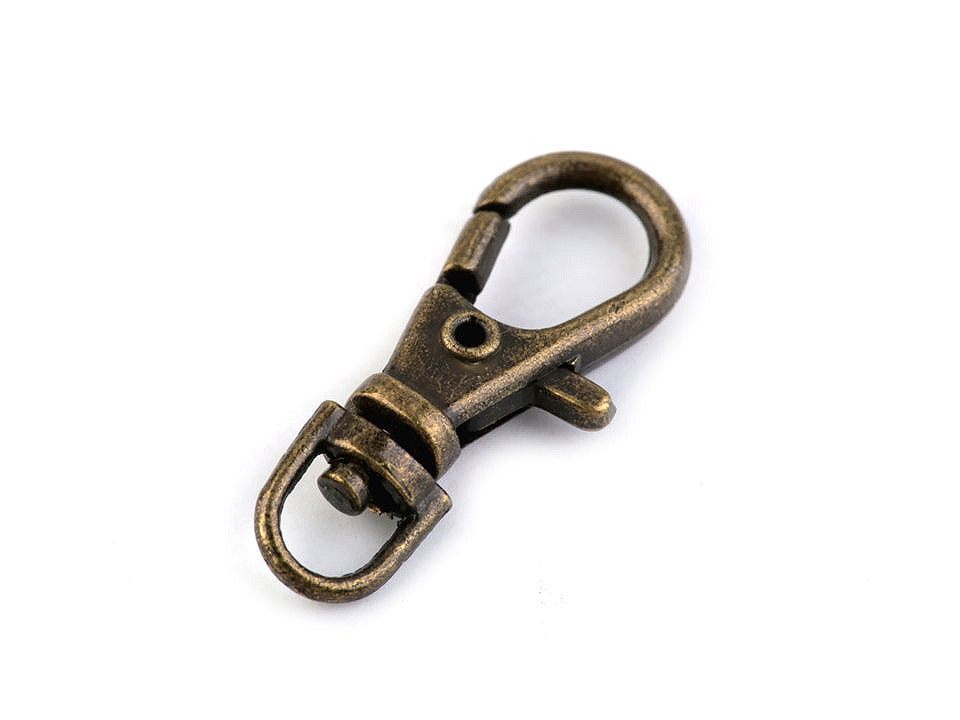 Carabină metalică pivotantă, gaură 4 mm - Lac negru (5 Bucăți)