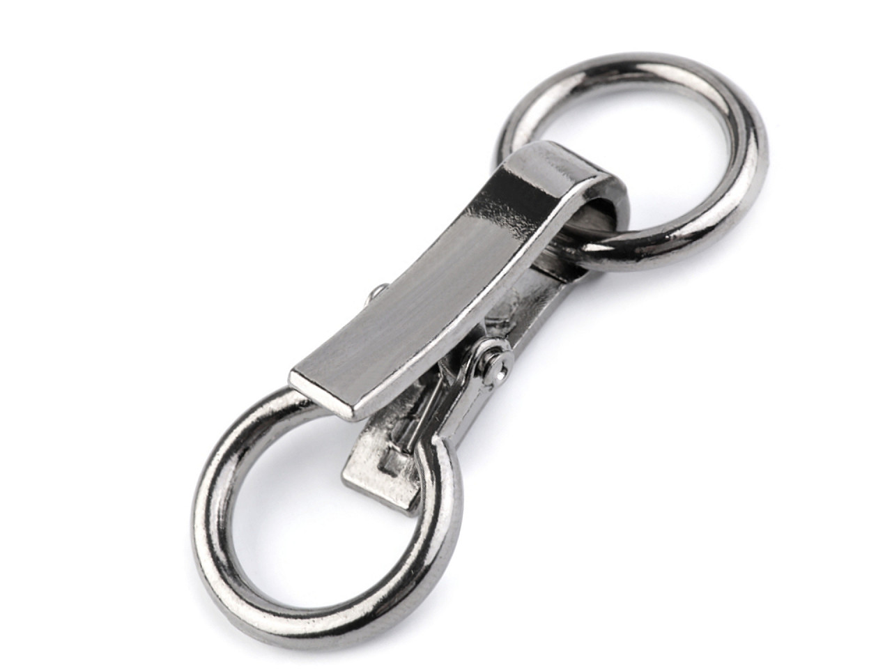 Închizătoare decorativă, 21x60 mm - Nichel (1 Pereche)