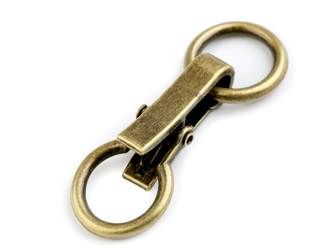 Închizătoare decorativă, 21x60 mm - Nichel (1 Pereche)