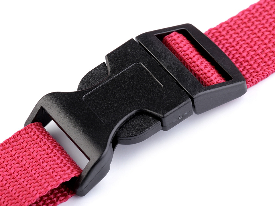 Cataramă trident curbată, lățime 25 mm - Negru (2 Seturi)