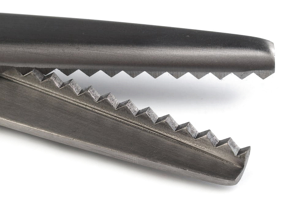 Foarfecă festonat zig zag, lungime 24 cm - Negru (1 Bucată)