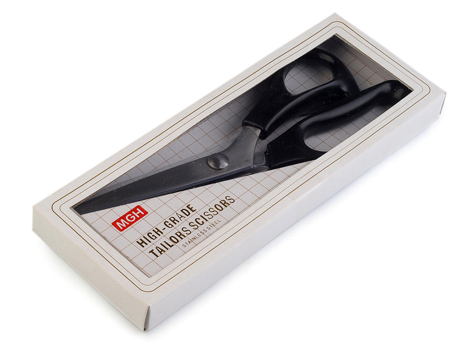 Foarfecă festonat zig zag, lungime 24 cm - Negru (1 Bucată)