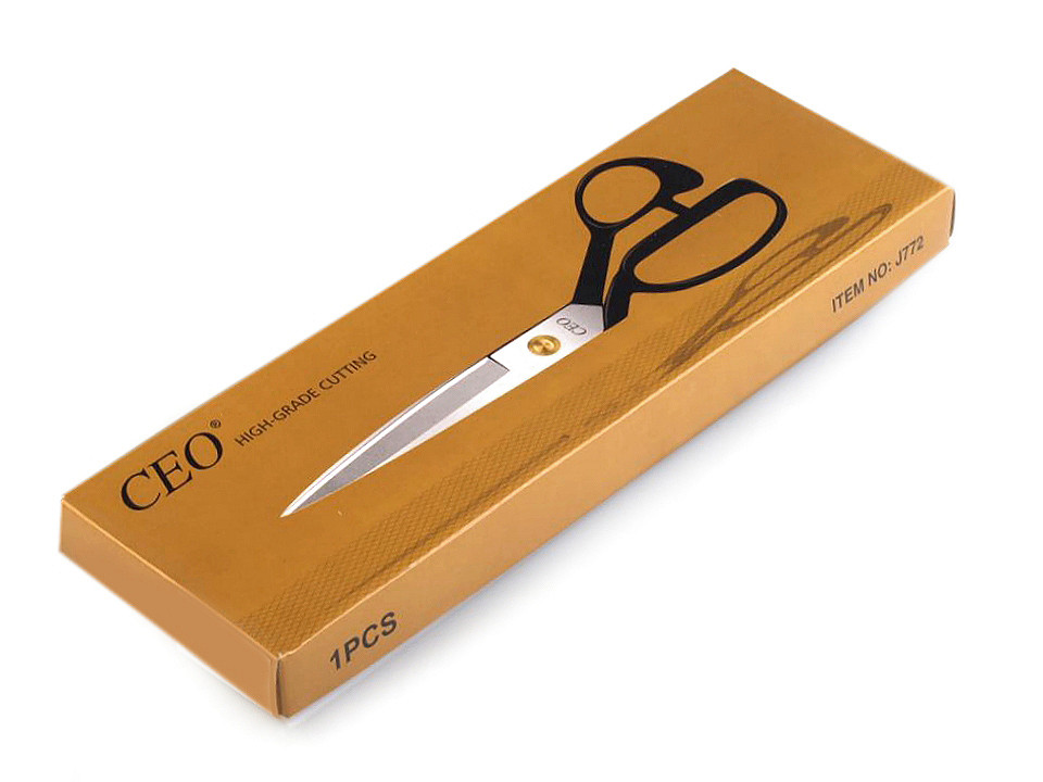 Foarfecă de croitorie, lungime 28,5 cm - Negru (1 Bucată)