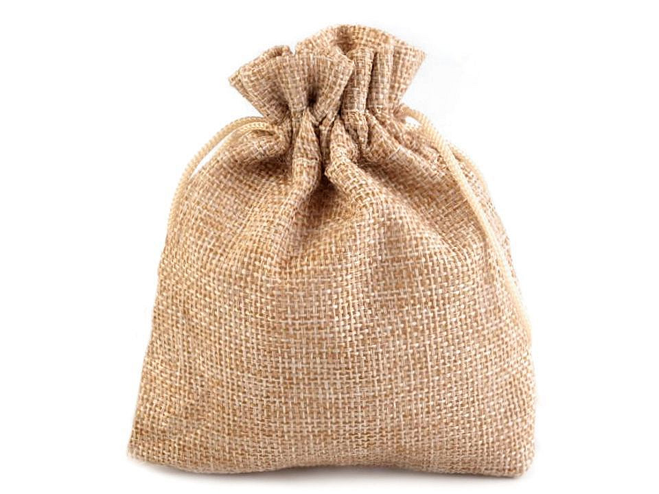 Săculeț rustic imitație iută, 10x12 cm - Gri perlă (50 Bucăți) Săculeț rustic imitație iută, 10x12 cm - Gri perlă (50 Bucăți)