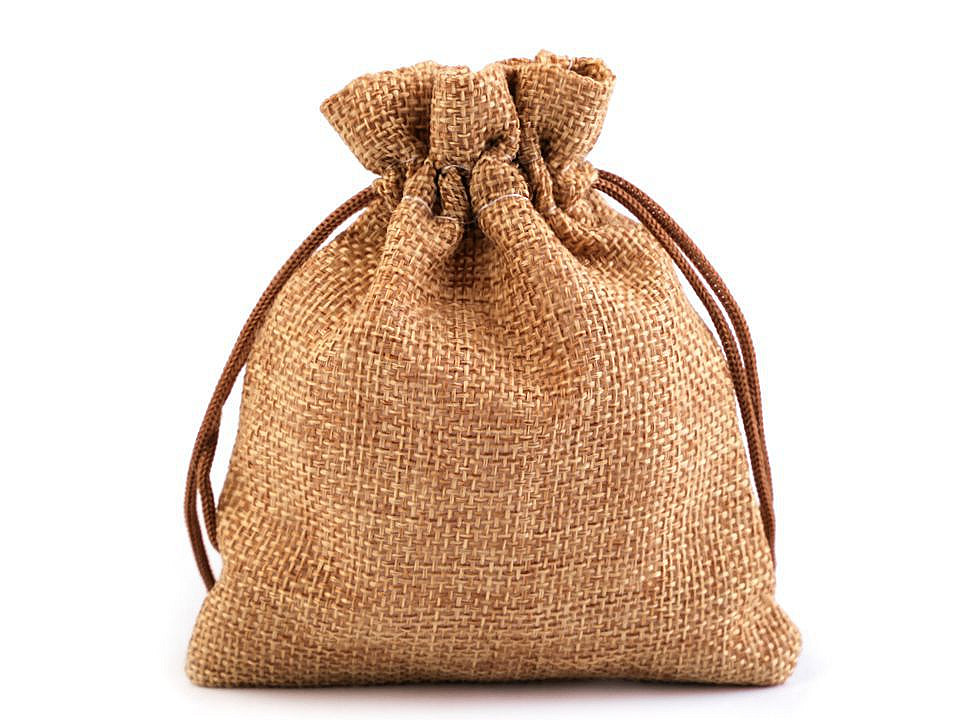 Săculeț rustic imitație iută, 10x12 cm - Gri perlă (50 Bucăți) Săculeț rustic imitație iută, 10x12 cm - Gri perlă (50 Bucăți)