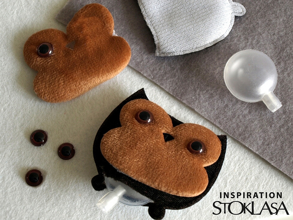 Piuitoare pentru jucării, 35 mm - Transparent (25 Bucăți)