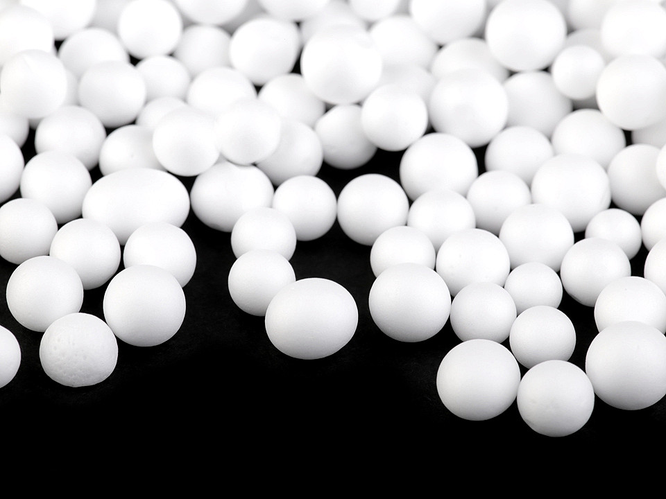 Bile polistiren ø5-8 mm - Alb (1 Sac)