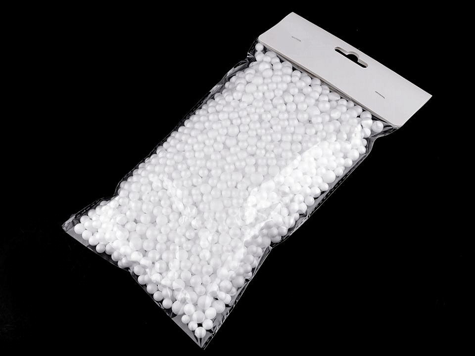 Bile polistiren ø5-8 mm - Alb (1 Sac)