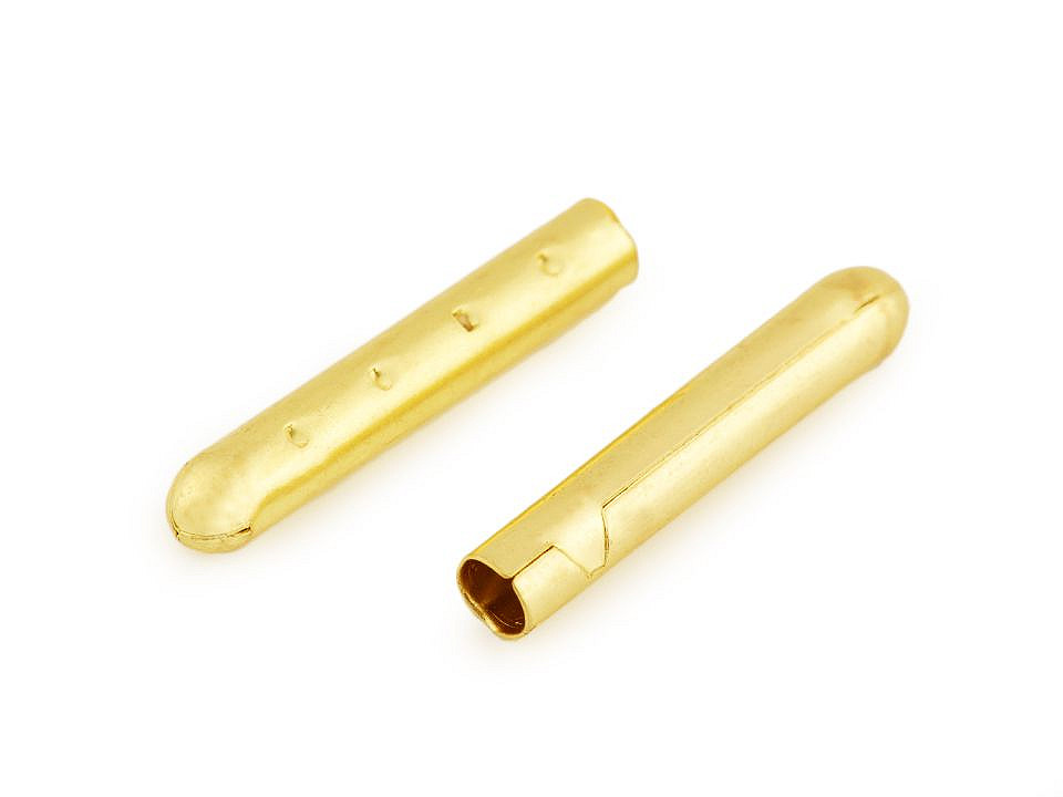 Terminație metalică pentru șnur, ø4 mm - Nichel (10 Bucăți)