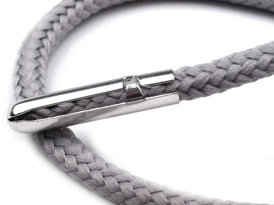 Terminație metalică pentru șnur, ø4 mm - Nichel (10 Bucăți)