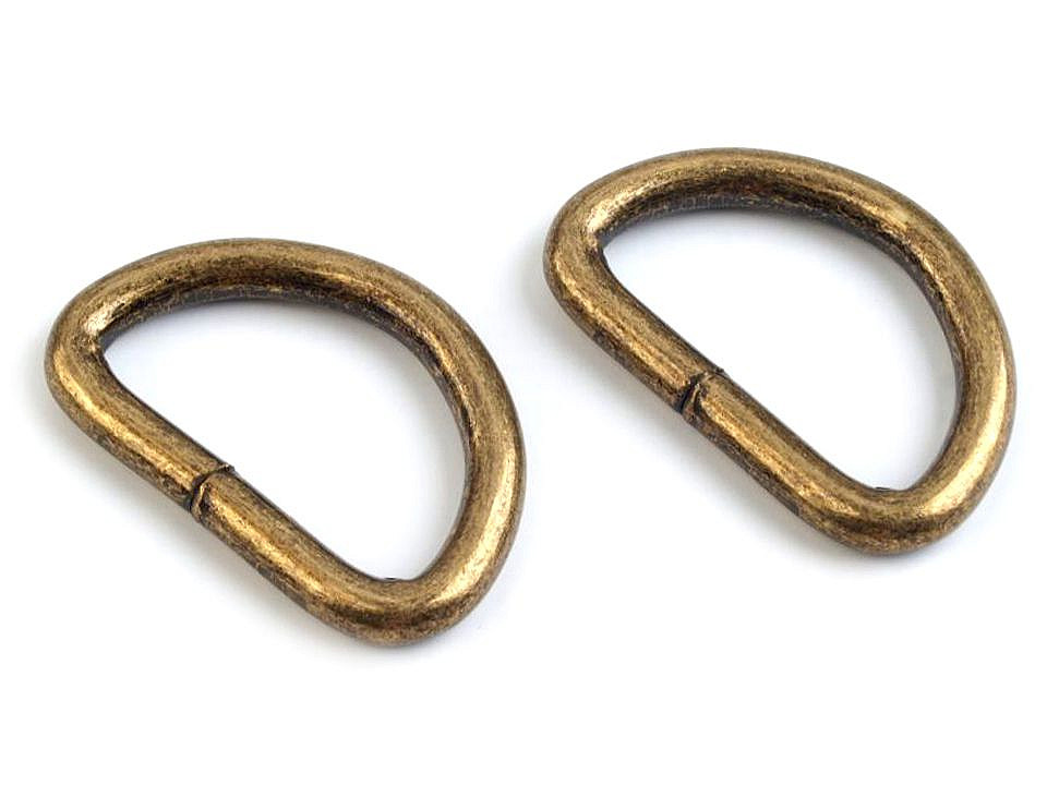 Inel metalic tip d, lățime 32 mm - Auriu clasic (50 Bucăți) Inel metalic tip d, lățime 32 mm - Auriu clasic (50 Bucăți)