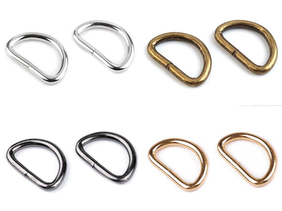 Inel metalic tip d, lățime 32 mm - Auriu clasic (50 Bucăți) Inel metalic tip d, lățime 32 mm - Auriu clasic (50 Bucăți)