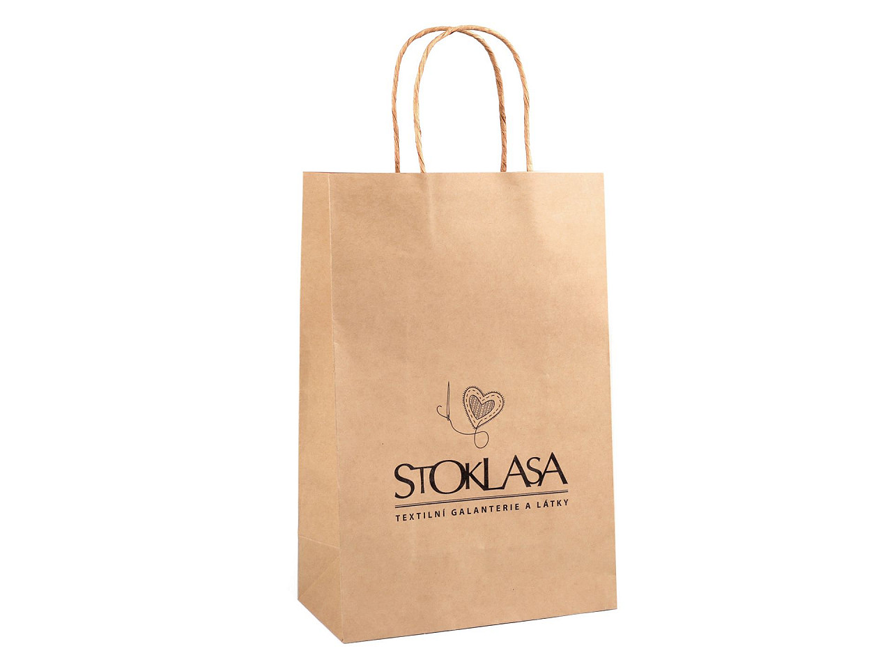 Sacoșă hărtie stoklasa 20x30 cm - Maro natural (25 Bucăți)