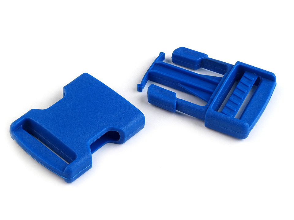 Cataramă trident, lățime 25 mm - Verde închis (5 Perechi)