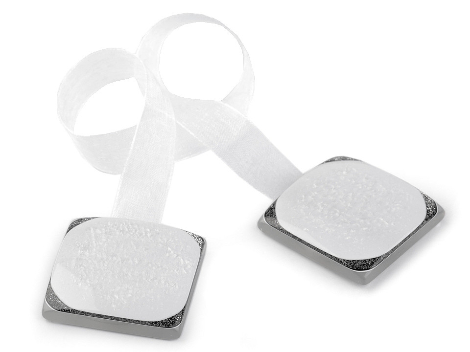 Magneți decorativi pentru perdele și draperii - Crem (1 Bucată)