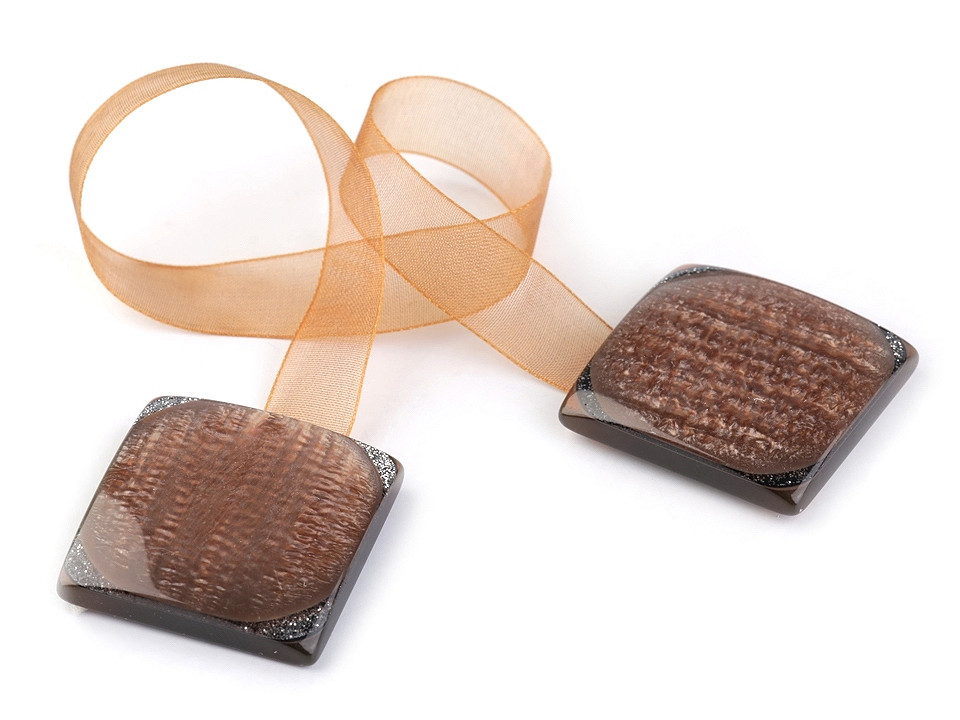 Magneți decorativi pentru perdele și draperii - Crem (1 Bucată)