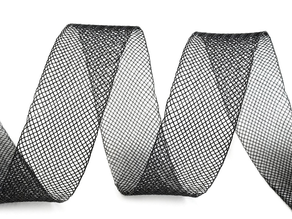 Rijelină rigidă, lățime 2,5 cm - Transparent (1 Metru)