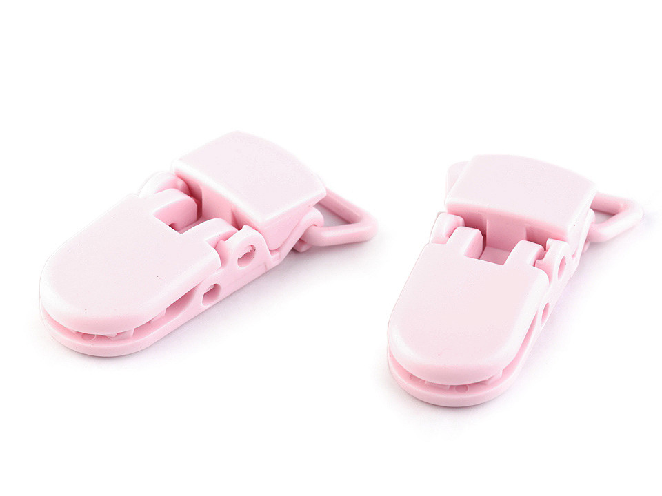 Clipsuri din plastic, lățime 20 mm - Negru (20 Bucăți)