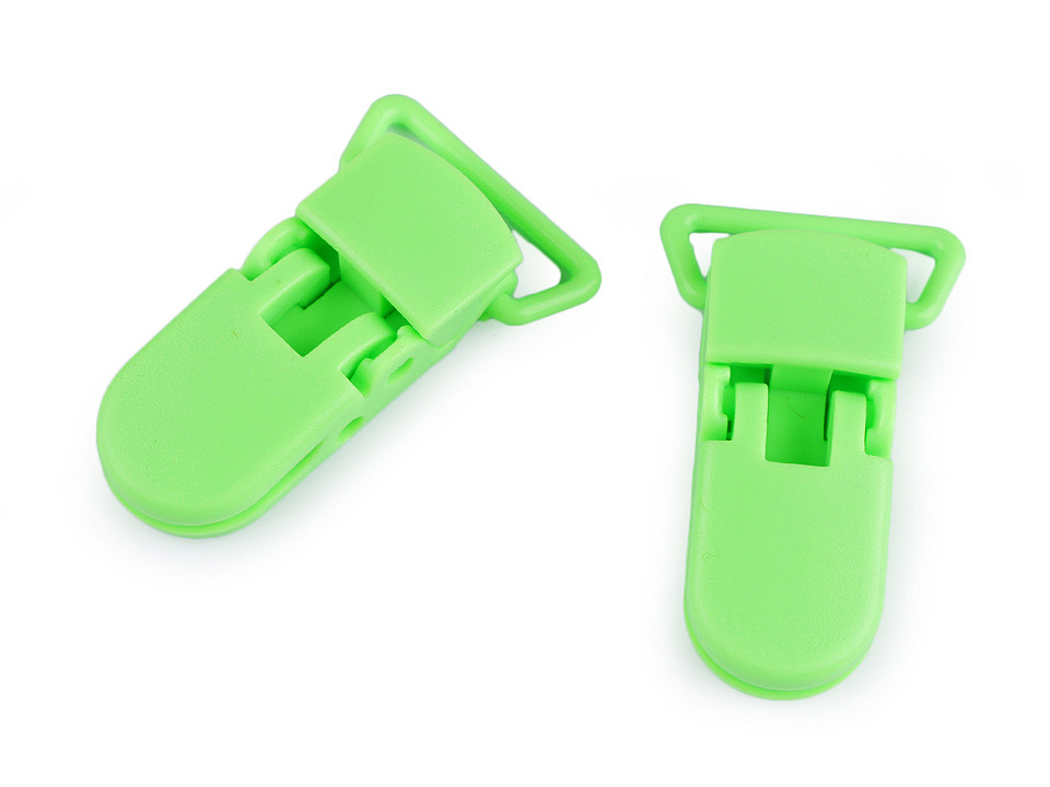 Clipsuri din plastic, lățime 20 mm - Negru (20 Bucăți)