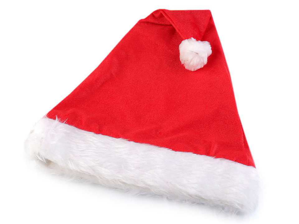 Căciulă moș crăciun - Roșu (1 Bucată)