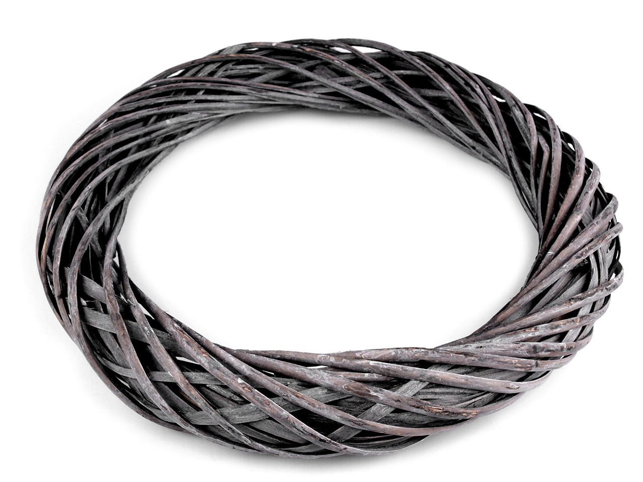 Coroniță ratan, ø30 cm - Alb (1 Bucată)