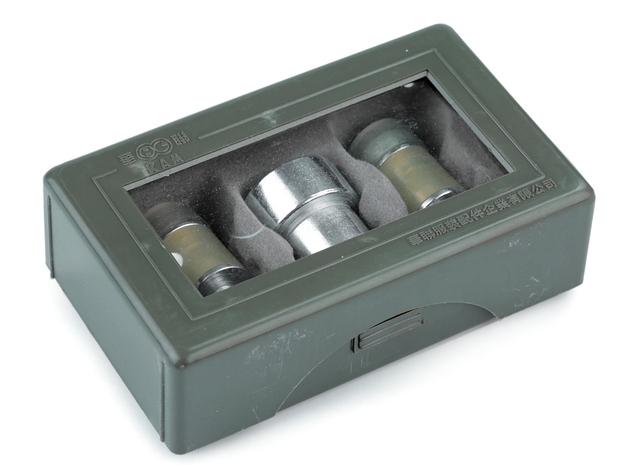 Matriță pentru capse plastic, mărimea 16", 18", 20", 22" - Nichel (1 Set)