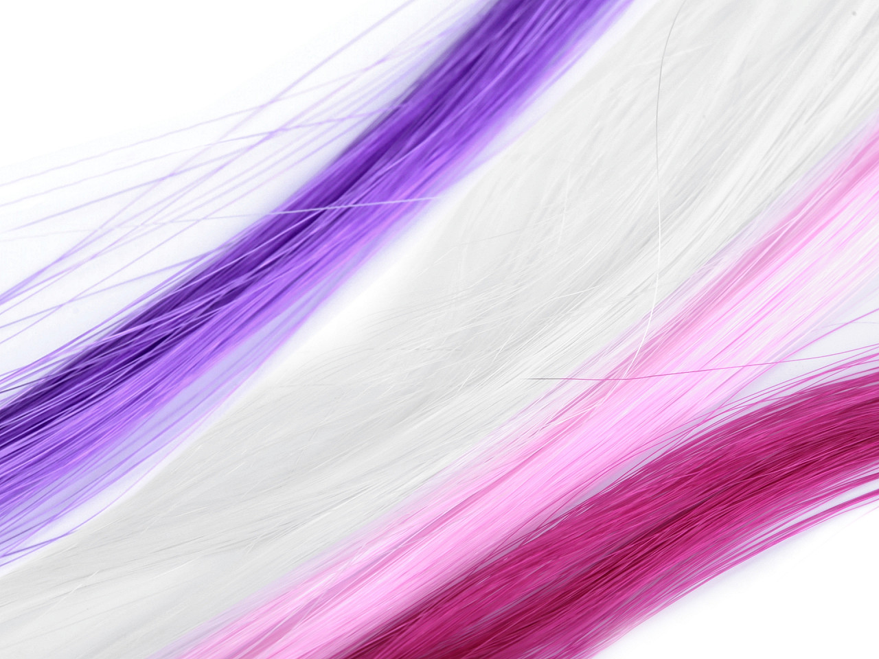 Agrafe cu șuvițe colorate - Mix (48 Bucăți)