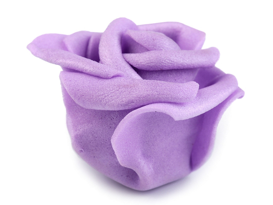 Trandafiri din spumă, ø3 cm - Albastru azur (10 Bucăți)