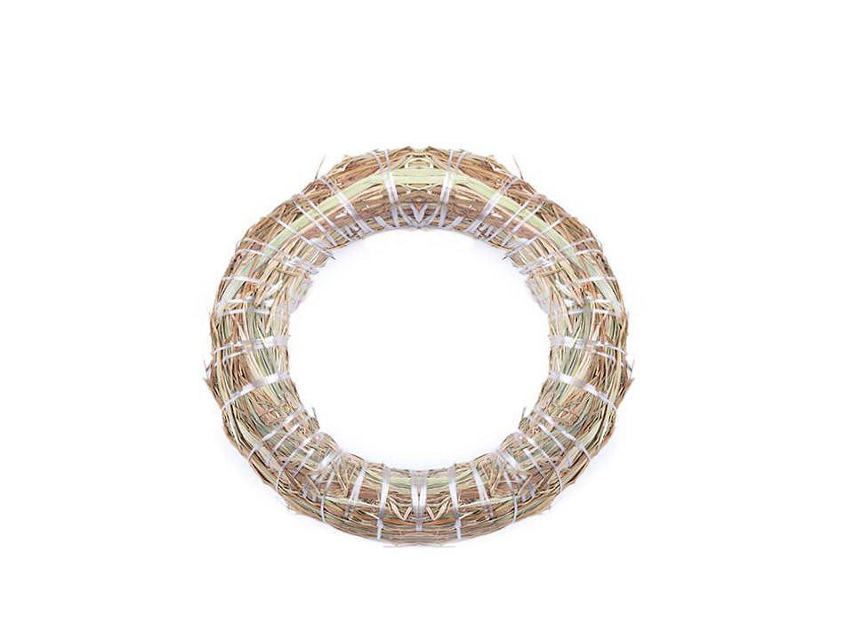 Coroniță paie, ø20 cm - Natur (1 Bucată)