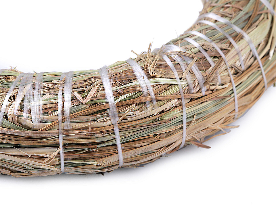 Coroniță paie, ø20 cm - Natur (1 Bucată)