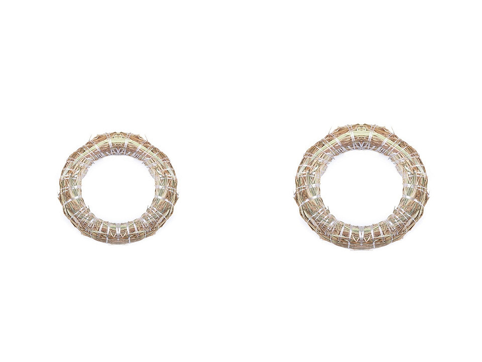 Coroniță paie, ø20 cm - Natur (1 Bucată)