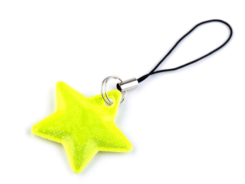 Agăţătoare reflectorizantă pentru fermoar steluță - Verde pastel (1 Bucată) Agăţătoare reflectorizantă pentru fermoar steluță - Verde pastel (1 Bucată)