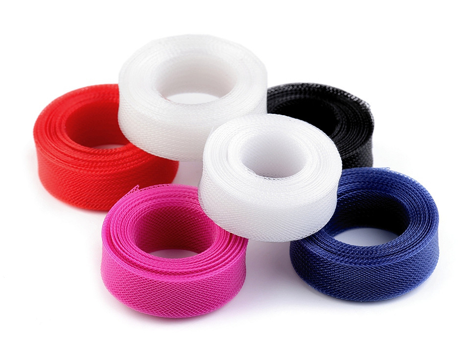 Rijelină fină, lățime 1,5 cm - Transparent (20 Metri)