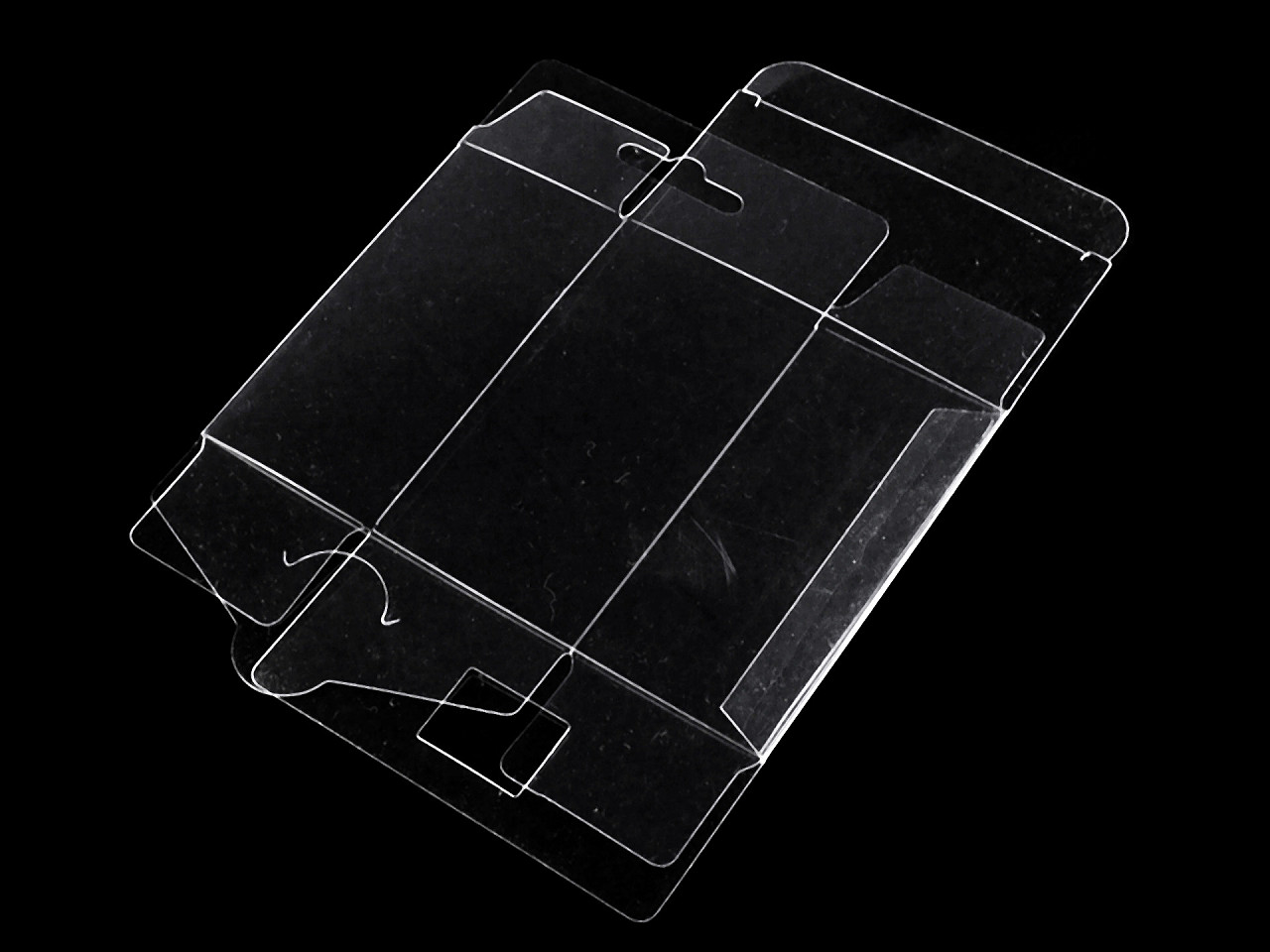 Cutie plastic euroholder - Transparent (50 Bucăți)