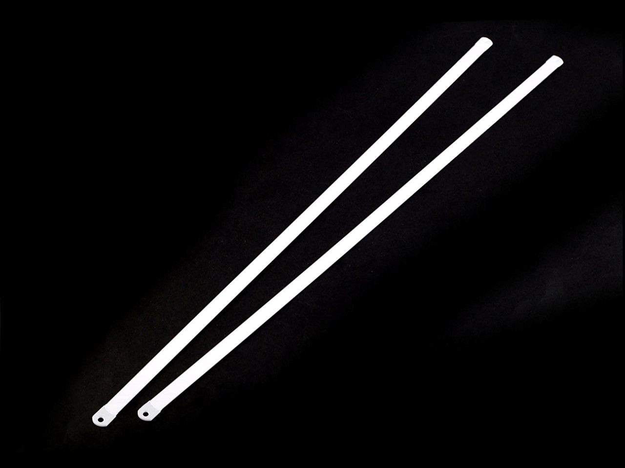 Balene metalice pentru corset, lățime 8 mm - Alb (2 Bucăți)