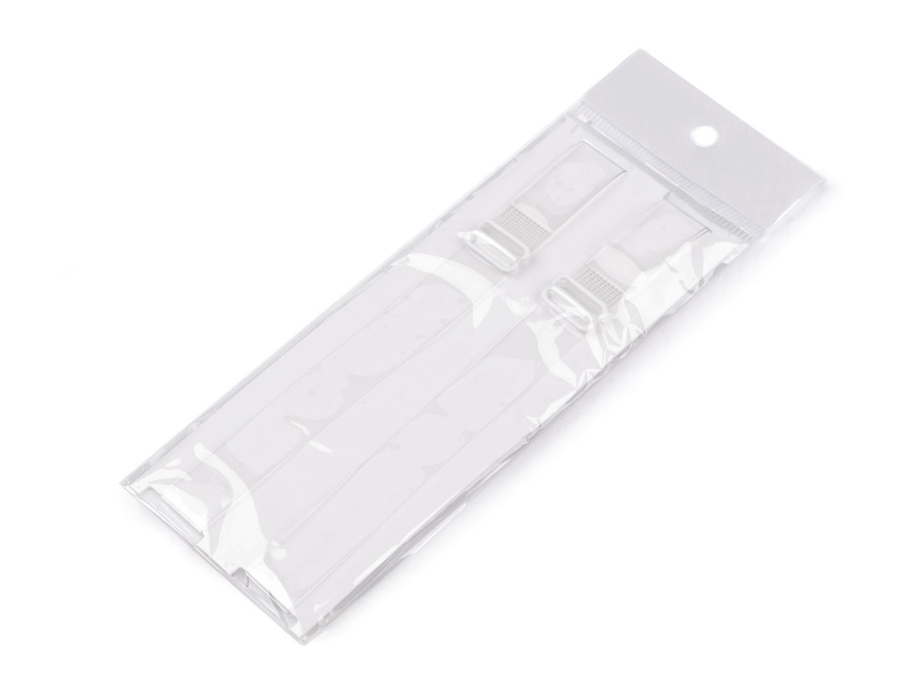 Bretele sutien transparente, 10 mm, 15 mm - Transparent (1 Pereche)