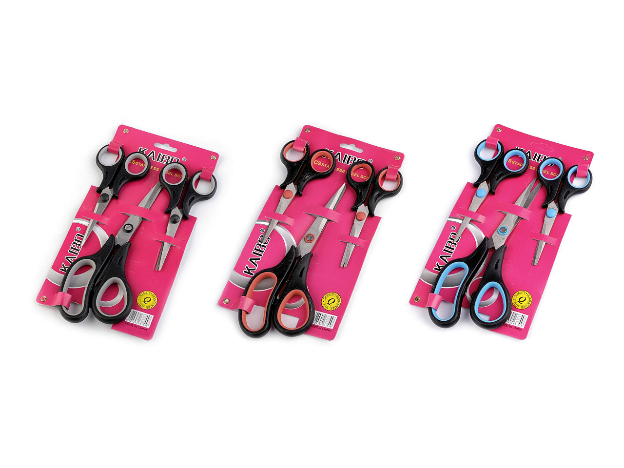 Foarfeci uz casnic, 3 buc / set - Gri neutral (1 Set)