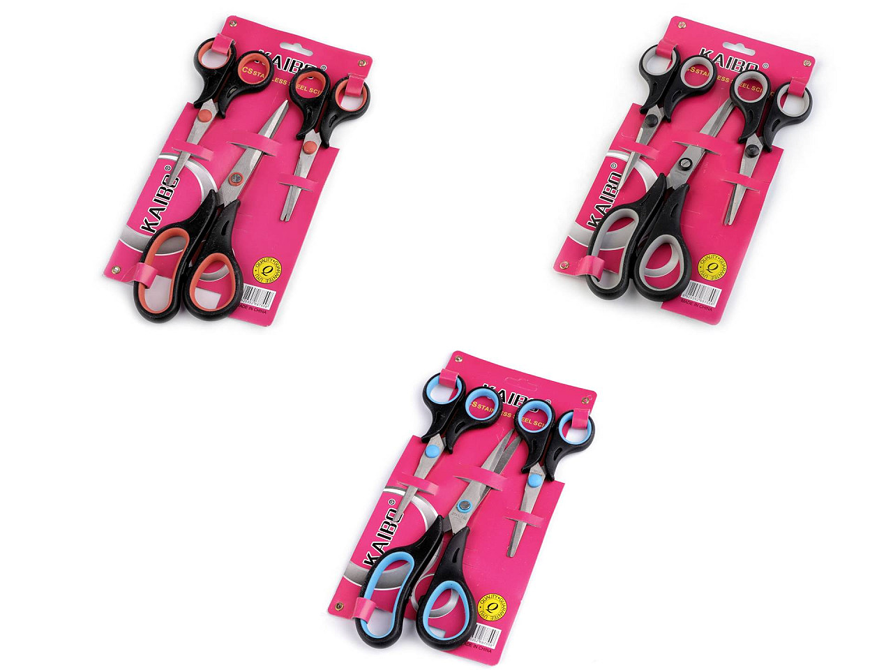 Foarfeci uz casnic, 3 buc / set - Gri neutral (1 Set)