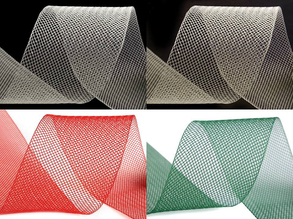 Rijelină rigidă, lățime 5 cm - Crem foarte deschis (41 Metri)