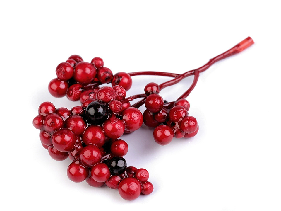 Scorușe decor - Roșu carmin (10 Buchete)