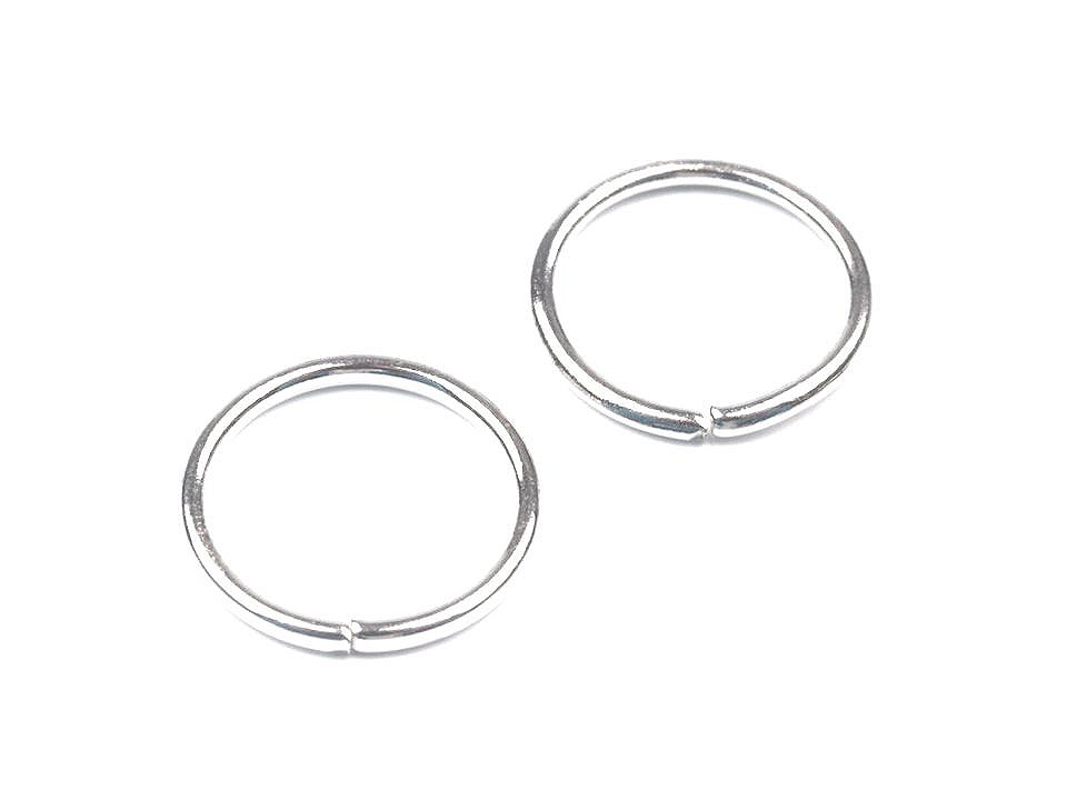 Zale bijuterii, ø10,5 mm - Argintiu deschis (1000 Grame)