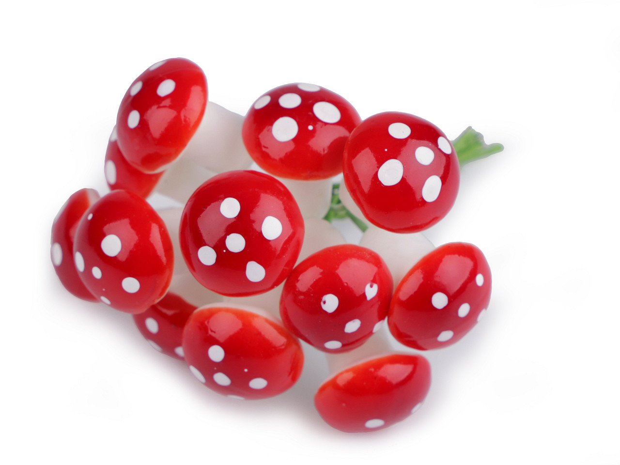 Ciupercuțe decor - Roșu (12 Bucăți)