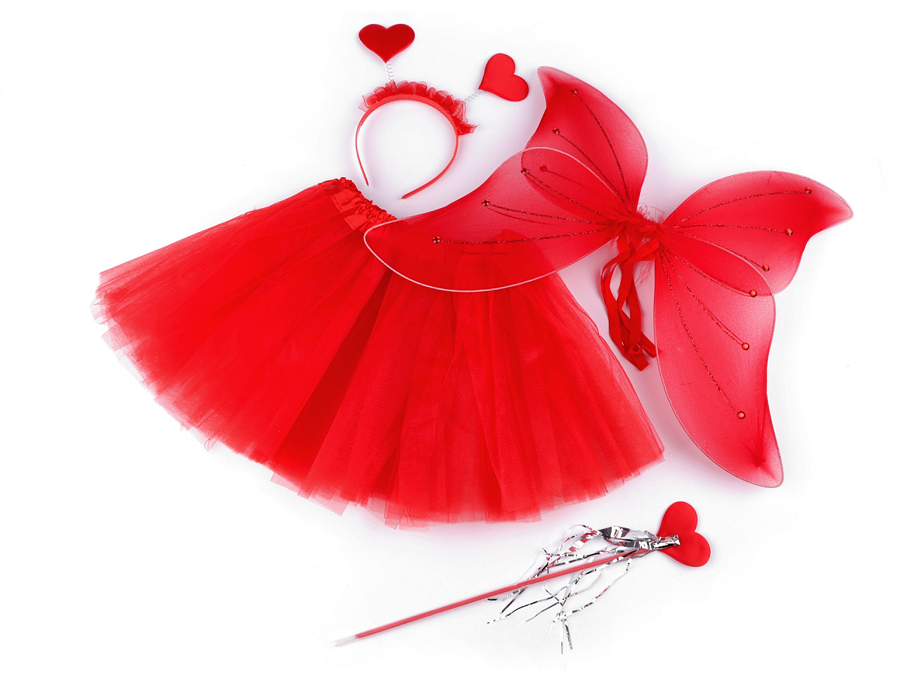 Costum zână fluture - Roz deschis (1 Set)