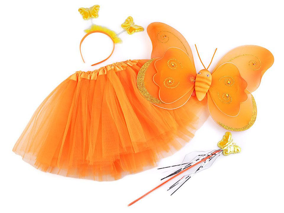 Costum zână fluture - Roz deschis (1 Set)