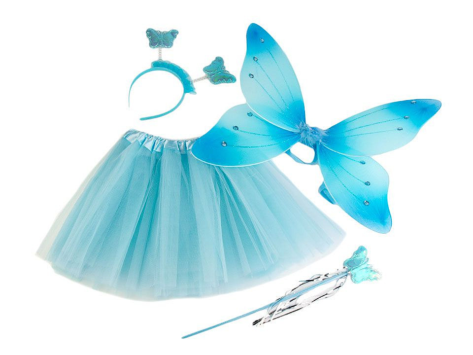 Costum zână fluture - Roz deschis (1 Set)