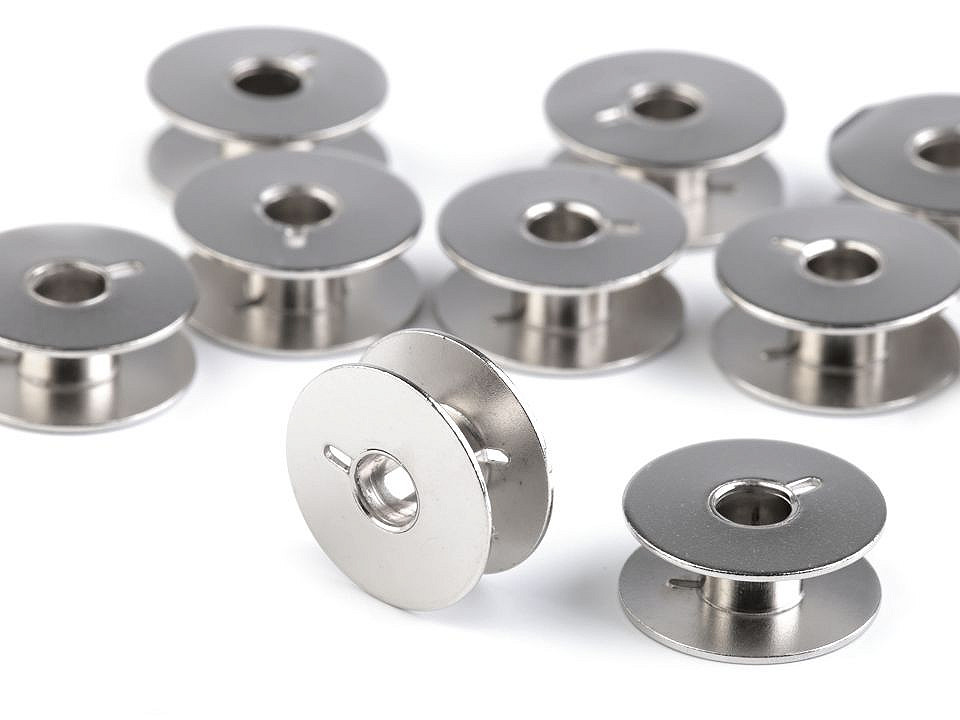 Bobine metalice pentru masină de cusut veritas - Nichel (2 Bucăți)