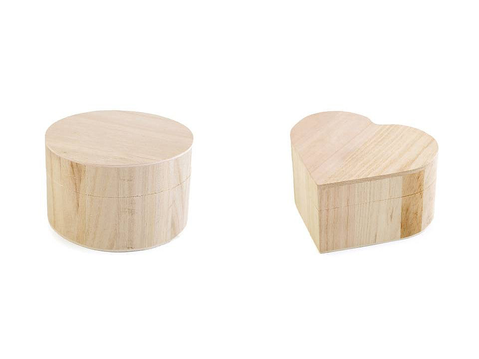 Cutii din lemn decorabile - Natur (1 Bucată) Cutii din lemn decorabile - Natur (1 Bucată)
